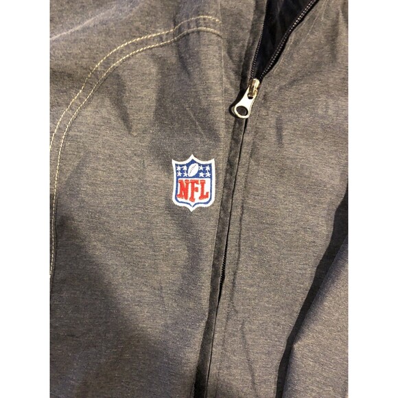 Reebok NFL Dallas Cowboys On Field Windbreaker XL Jacket Men's Full-Zip Hood - Picture 4 of 9